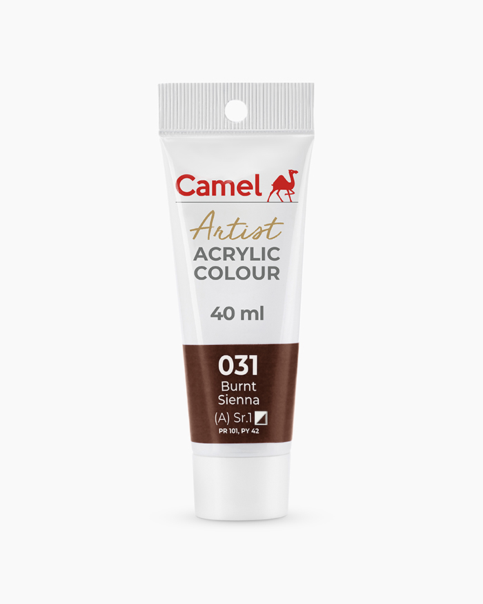 Camel Artist Acrylic Colours Burnt Sienna